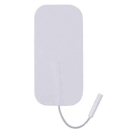 UNI-PATCH Uni-Patch 697SS Superior Silver 1.75 in. X 3.75 in. Rect.; Pigtail Cloth Top; Reusable Electrodes With Polyhesive Blue Gel 4 Per Pkg 697SS